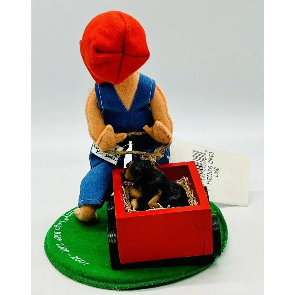 Annalee Doll Society Precious Cargo Logo Kid Boy Puppies‎ 7